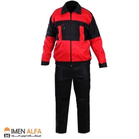 تصویر لباس کار دو تیکه سیلوری مدل مهندسی Silvery engineering workwear