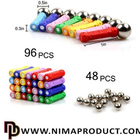 تصویر مگنت 144 قطعه 