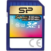 تصویر کارت حافظه SDXC سیلیکون پاور مدل Superior Pro کلاس 10 استاندارد UHS-I U3 با سرعت 90MB ظرفیت 128 گیگابایت Silicon Power Superior Pro UHS-I U3 Class 10 90MB SDXC 128GB