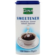 تصویر قرص شیرین کننده آلمانی جینامخصوص چای قهوه شربت و انواع نوشیدنیها ا Sweetner Gina Sweetner Gina
