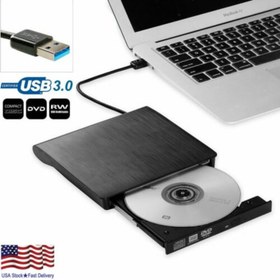 تصویر دی وی دی رایتر اکسترنال رنگ مشکی usb3 