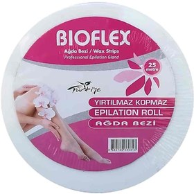 تصویر نوار مخصوص اپیلاسیون Bioflex ağda bezi بایوفلکس 25 متری 