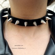 تصویر چوکر چرم اسپایکی (ارسال رایگان) کد 250091 