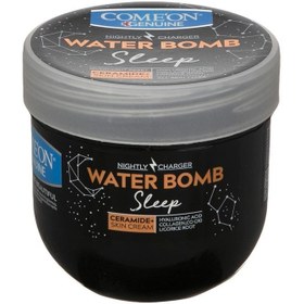 تصویر کرم آبرسان شب حاوی کلاژن ساز حجم 200 میل کامان Comeon Water Bomb Nightly cCharger 200 ml