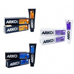 تصویر خمیر اصلاح ریش ارکو من ARKO MEN مجوز دار ایرانی / Iranian ARKO MEN facial shaving paste 