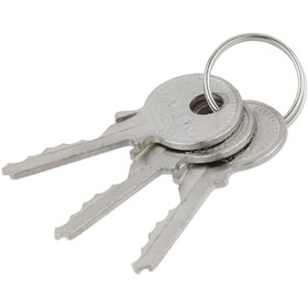 تصویر قفل آویز تافی مدل 264 کد 38 - زرد 