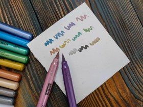 تصویر ماژیک بیسیک متالیک ۱۲ رنگ 