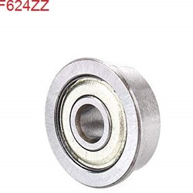 تصویر بلبرینگ شیار عمیق فلنج دار مدل F624ZZ F624ZZ Deep grove Ball bearing