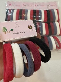 تصویر پک 5 عددی کش مو رنگی طرح 1 