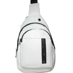 تصویر کیف بادی بگ چرمی سه زیپ کد 513 