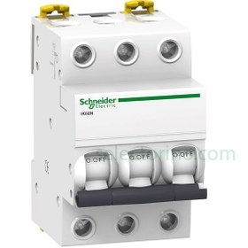 تصویر کلید مینیاتوری سه فاز 63 آمپر اشنایدر مدل A9K24363 Schneider Electric 