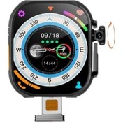 تصویر ساعت هوشمند SIM300 با دوربین و بلوتوث - مشکی 