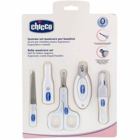 تصویر ست مانیکور قیچی و ناخن گیر 5 تکه چیکو Chicco Nail Clipper code:009918