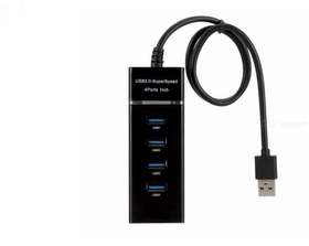 تصویر هاب 4 پورت USB 3.0 مدل XL-5069 هاب لپ تاپ USB, USB 2.۰,USB ۳.۱ 4 متفرقه مشکی