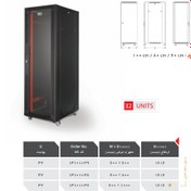 تصویر رک ایستاده 32 یونیت عمق 80 HPA اچ پی آسیا 