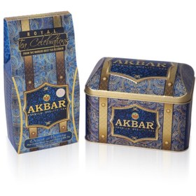 تصویر چای اکبر صندوقی آبی ا Akbar tea Akbar tea