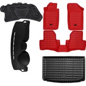 تصویر کفپوش خودرو بابل کارپت مدل Pack04 مناسب پژو ۲۰۷ به همراه کفپوش صندوق و روکش داشبورد و عایق درب موتور 