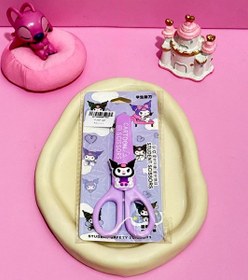 تصویر قیچی غلاف دار عروسکی طرح کرومی 