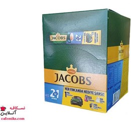 تصویر قهوه فوری جاکوبز ۲ در ۱ بسته ۴۰ عددی بدون شکر 