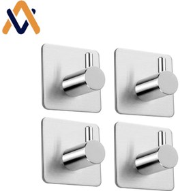 تصویر قلاب آویز استیل ضد زنگ AIKZIK پک ۴ عددی 