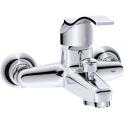 تصویر شیر    حمام    شودر      اپال   کروم shouder  bath  faucet  opal