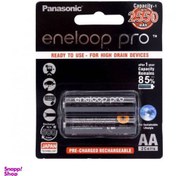 تصویر باتری قلمی شارژی پاناسونیک Eneloop Pro ظرفیت ۲۵۵۰ میلی آمپر بسته ۲ عددی 