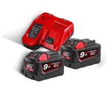 تصویر شارژر و باطری میلواکی آمریکا Milwaukee M18NRG M18NRG-902 