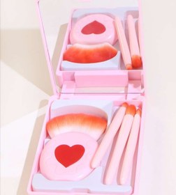 تصویر ست براش قلبی 