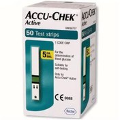 تصویر نوار تست قند خون آکیو چک (Accu-Chek) مدل اکتیو رنگ سبز آکیو جک