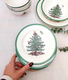 تصویر پیش دستی سرامیکی کاج 