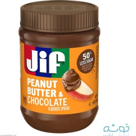 تصویر کره بادام زمینی شکلاتی جیف JIF COCOLATE 