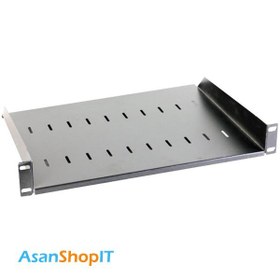 تصویر سینی ثابت رک 2 یونیت عمق 34 کبیر صنعت Kabir Sanat Depth34 2Unit Fixed Rack Tray