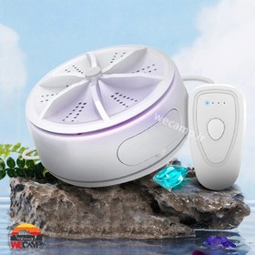 تصویر ماشین لباسشویی سفری پرتابل Portable washing machine USB 