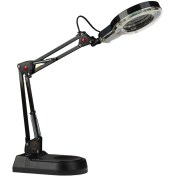 تصویر چراغ رو‌میزی ذره بینی مشکی ا Black Microscope Table Lamp Black Microscope Table Lamp