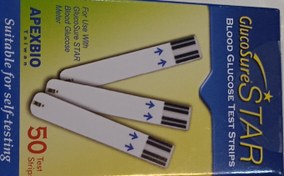 تصویر نوار تست قند خون استار ۵۰ عددی 