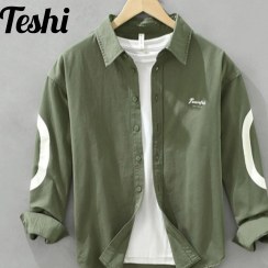 تصویر پیراهن کتان سبز 