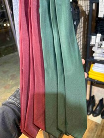 تصویر کروات تُرک/ ساده و طرحدار - زرشکی 