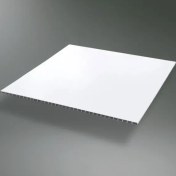 تصویر تایل PVC طرح سفید براق 7 میل برند GBZ 