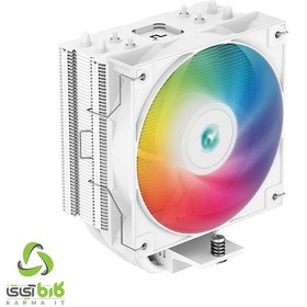 تصویر خنک کننده پردازنده دیپ کول AG400 DeepCool AG400 WHITE ARGB 120mm CPU Cooler