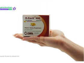 تصویر کپسول ای زاویت 400 واحد زهراوی حاوی ویتامین E بسته 50 عددی Zahravi E-ZAVIT 400 IU (Vitamin E) 50 Tabs