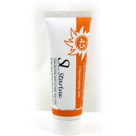 تصویر ضدآفتاب رنگي بژ تيره spf 45 استارلوکس 