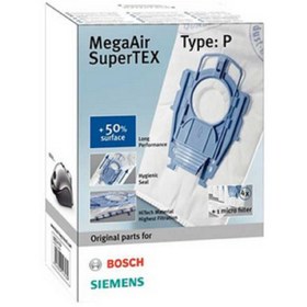 تصویر پاکت جاروبرقی بوش مدل MegaAir SuperTEX Type P 