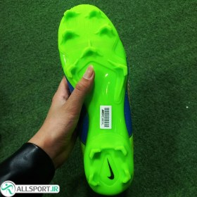 تصویر کفش فوتبال نایک مرکوریال طرح اصلی Nike Mercurial Green Blue 