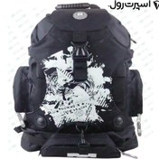 تصویر كوله اسكيت حرفه اي مشكي-سفيد 