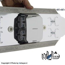 تصویر قاب مهتابی نمانور چهار تایی مدل هالی تک Namanoor 4Lamp LED PLL