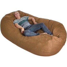 تصویر مبل بالشتی شنی 