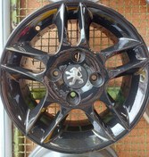 تصویر رینگ فابریک سایز ۱۴(مشکی) مدل ۵ پر دوشاخ(207MC) نیریز ا Original wheel size 14" Black Original wheel size 14" Black