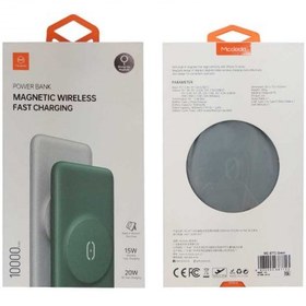 تصویر پاوربانک وایرلس 10,000mAh مگنتی مک دودو MC-877 