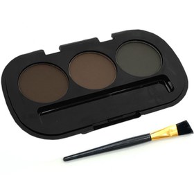 تصویر پالت سایه ابرو سه رنگ دودو گرل 