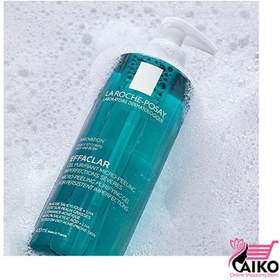 تصویر ژل شست و شوی میکروپیلینگ ضدجوش افکار لاروش پوزای 400 میل 